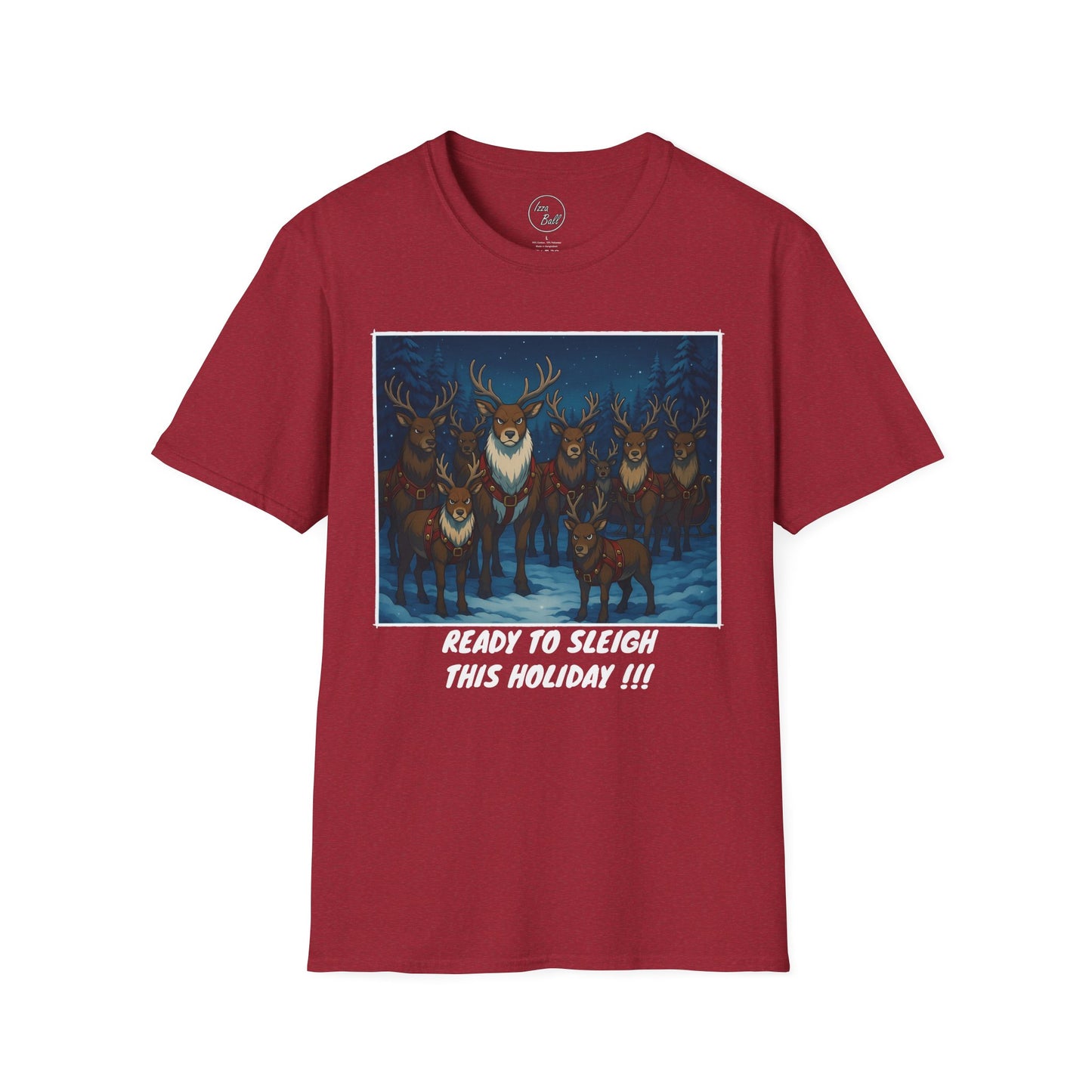 Reindeer Sleigh Team T-Shirt