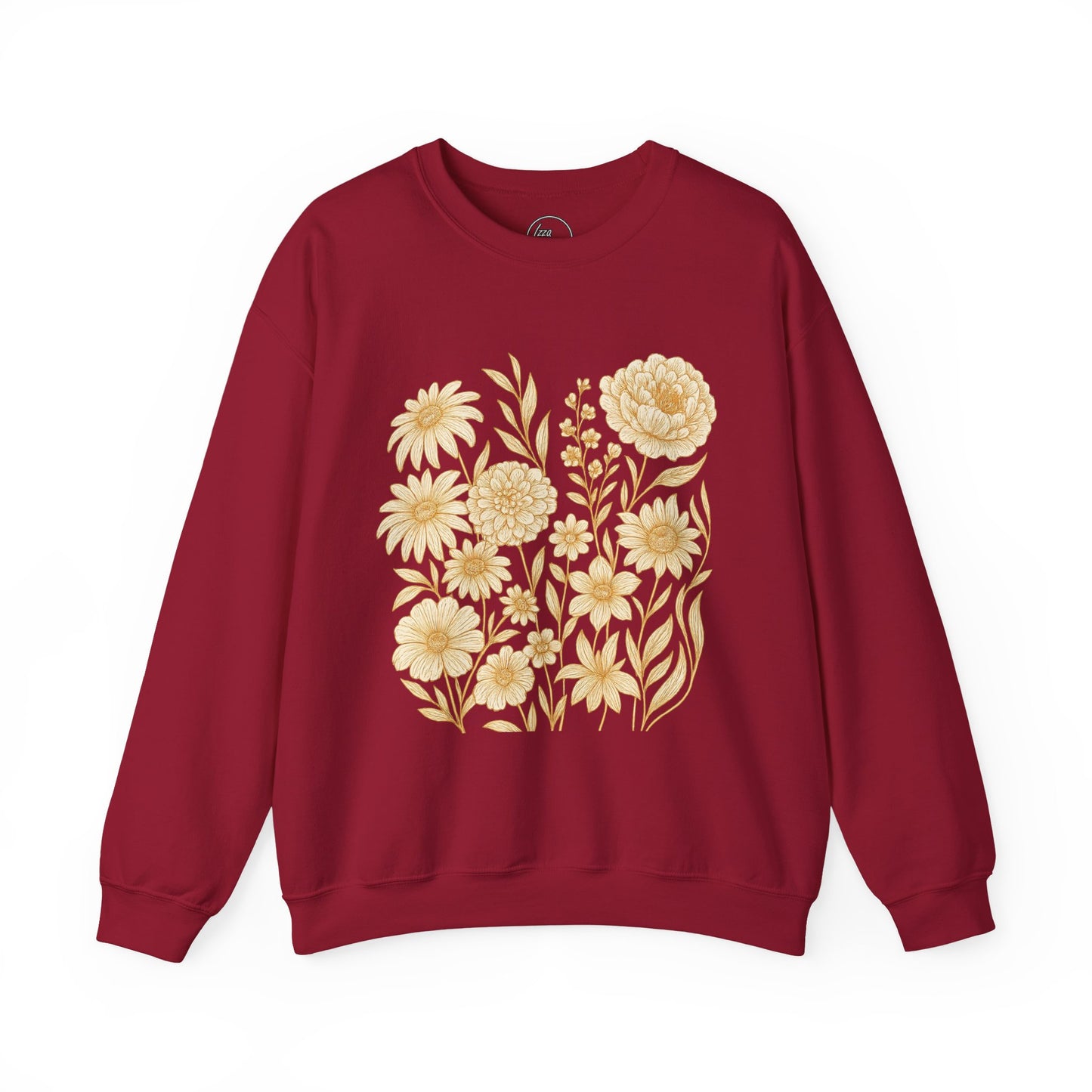Golden Floral Sweatshirt