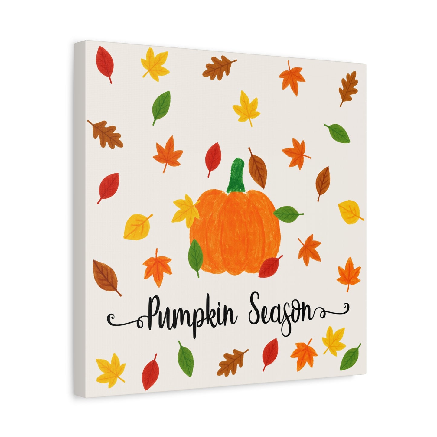Pumpkin Season Canvas Wall Art