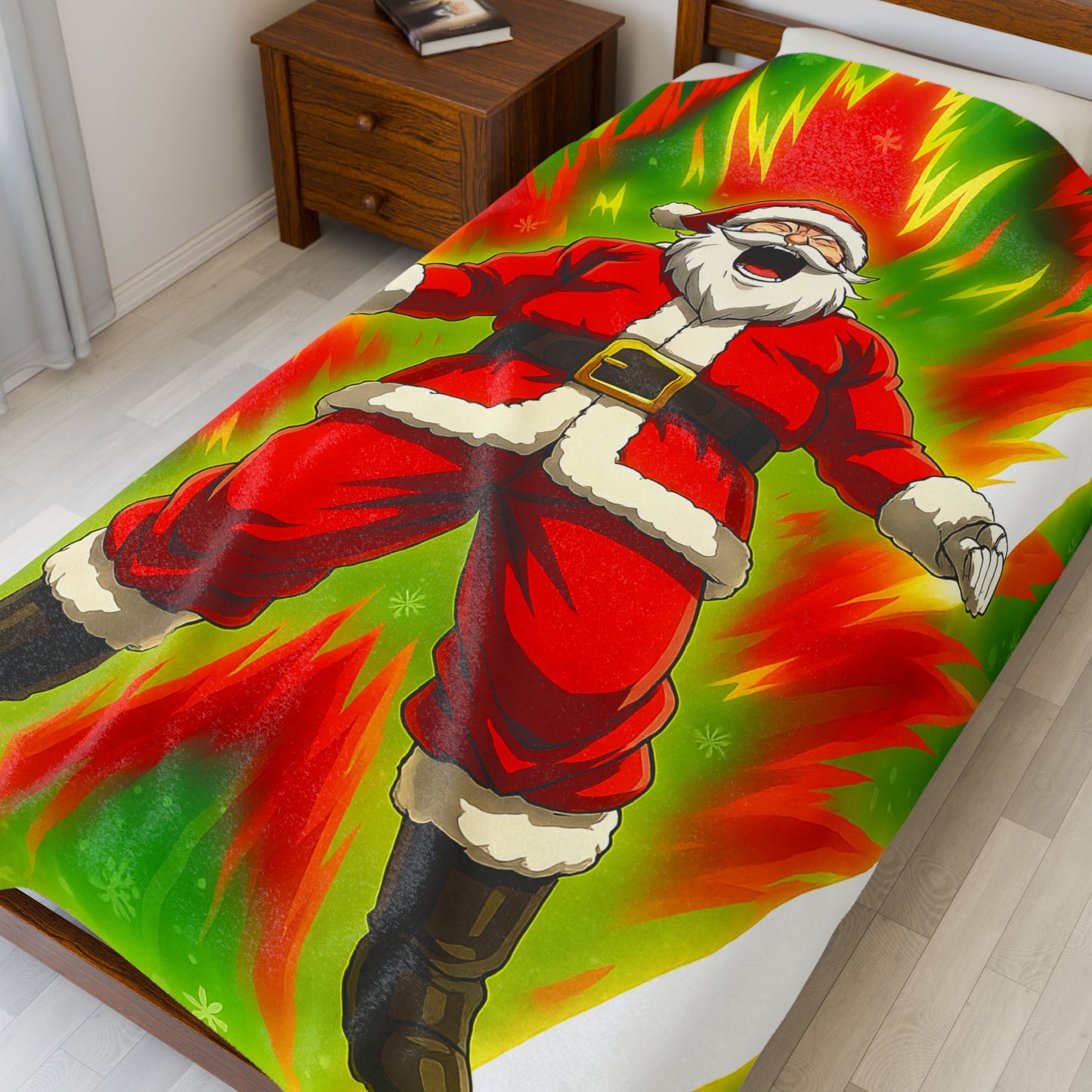 Santa Power-Up Plush Blanket