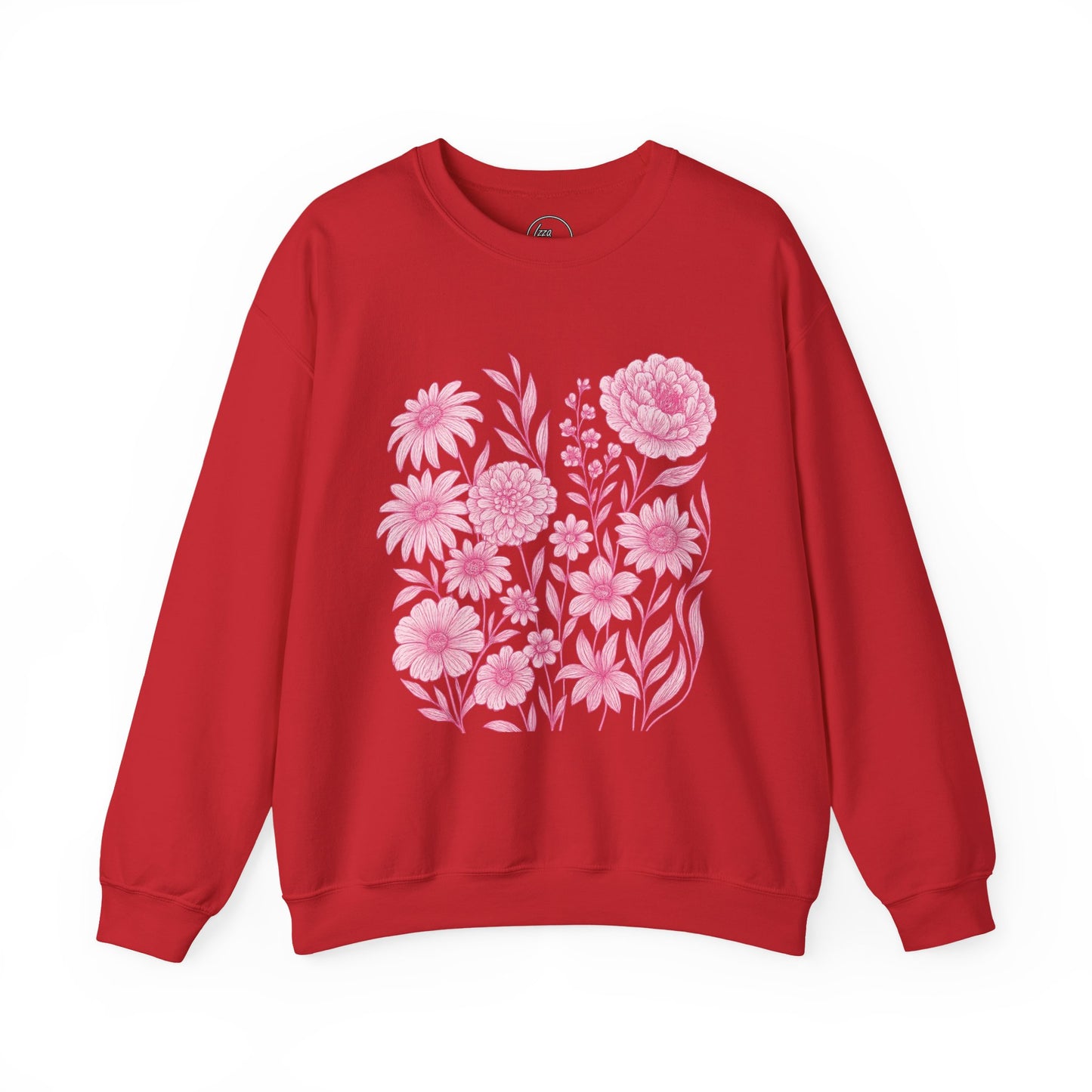 Pink Floral Sweatshirt
