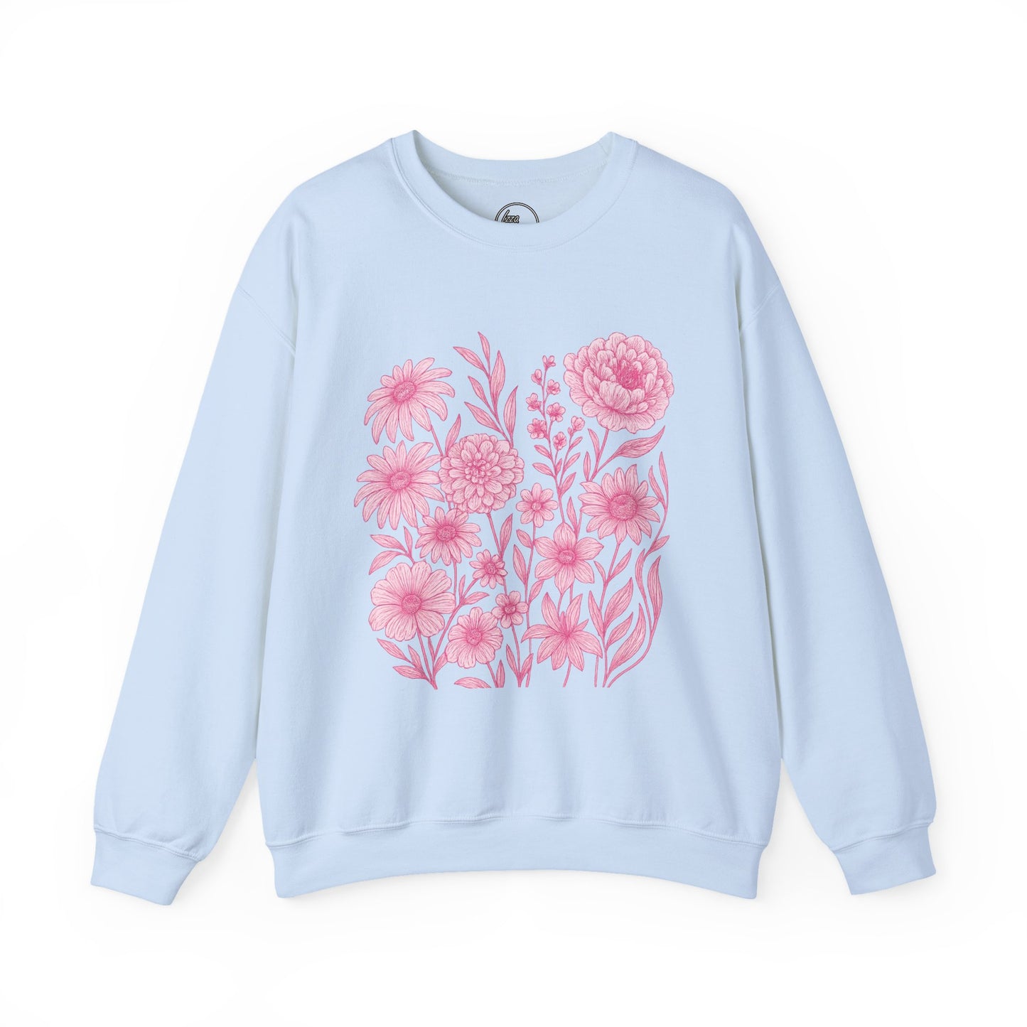 Pink Floral Sweatshirt