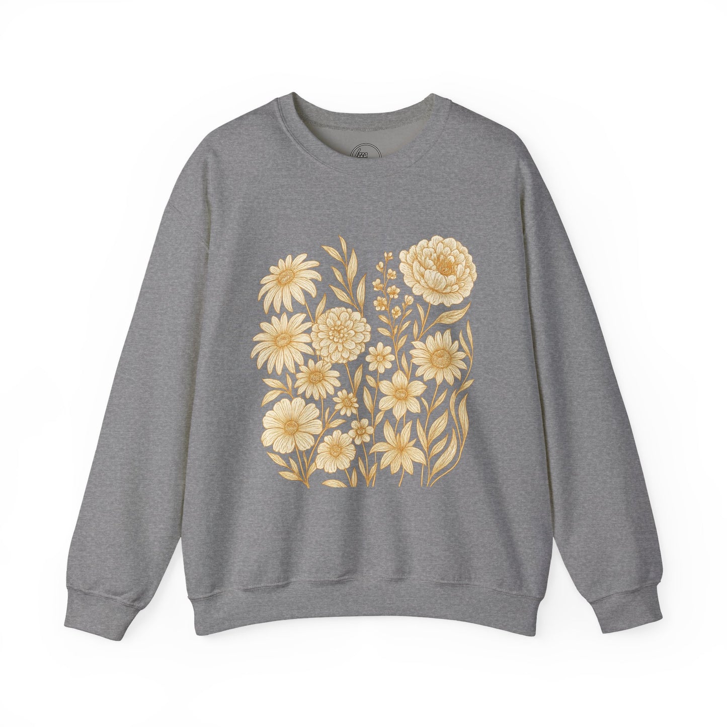 Golden Floral Sweatshirt