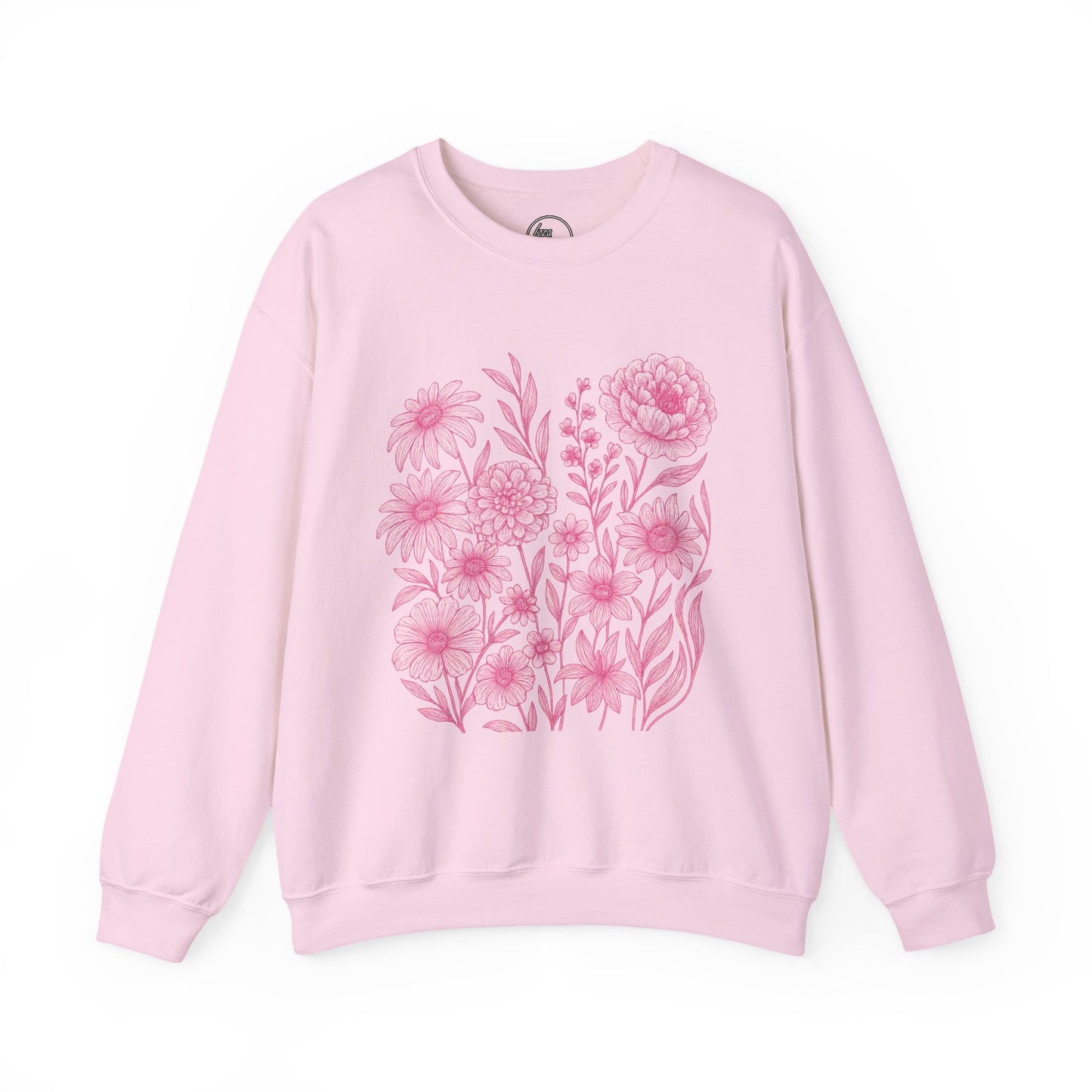 Pink Floral Sweatshirt