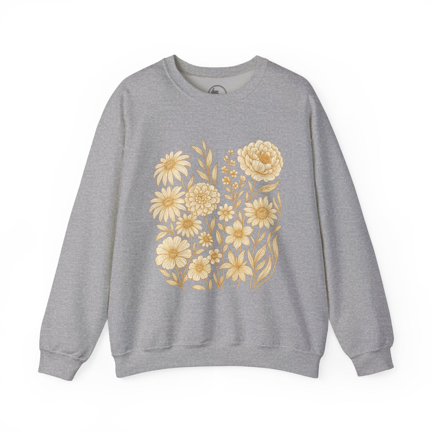 Golden Floral Sweatshirt
