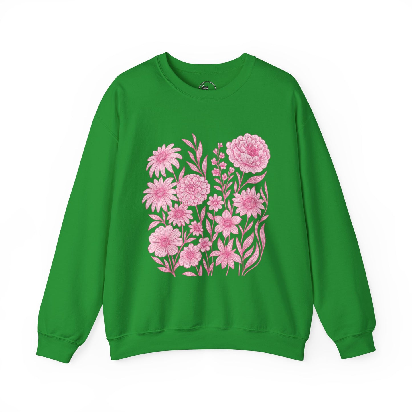 Pink Floral Sweatshirt