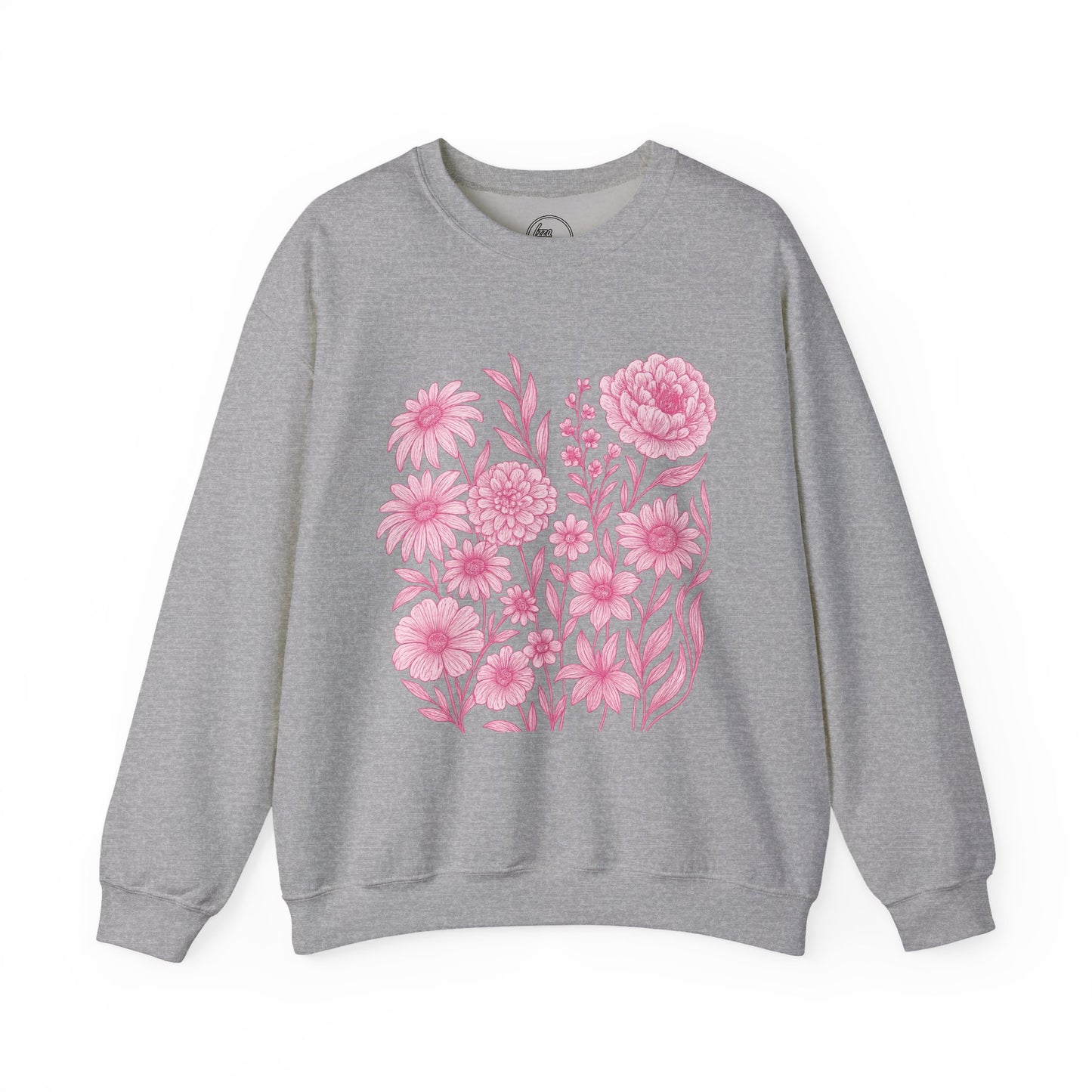 Pink Floral Sweatshirt