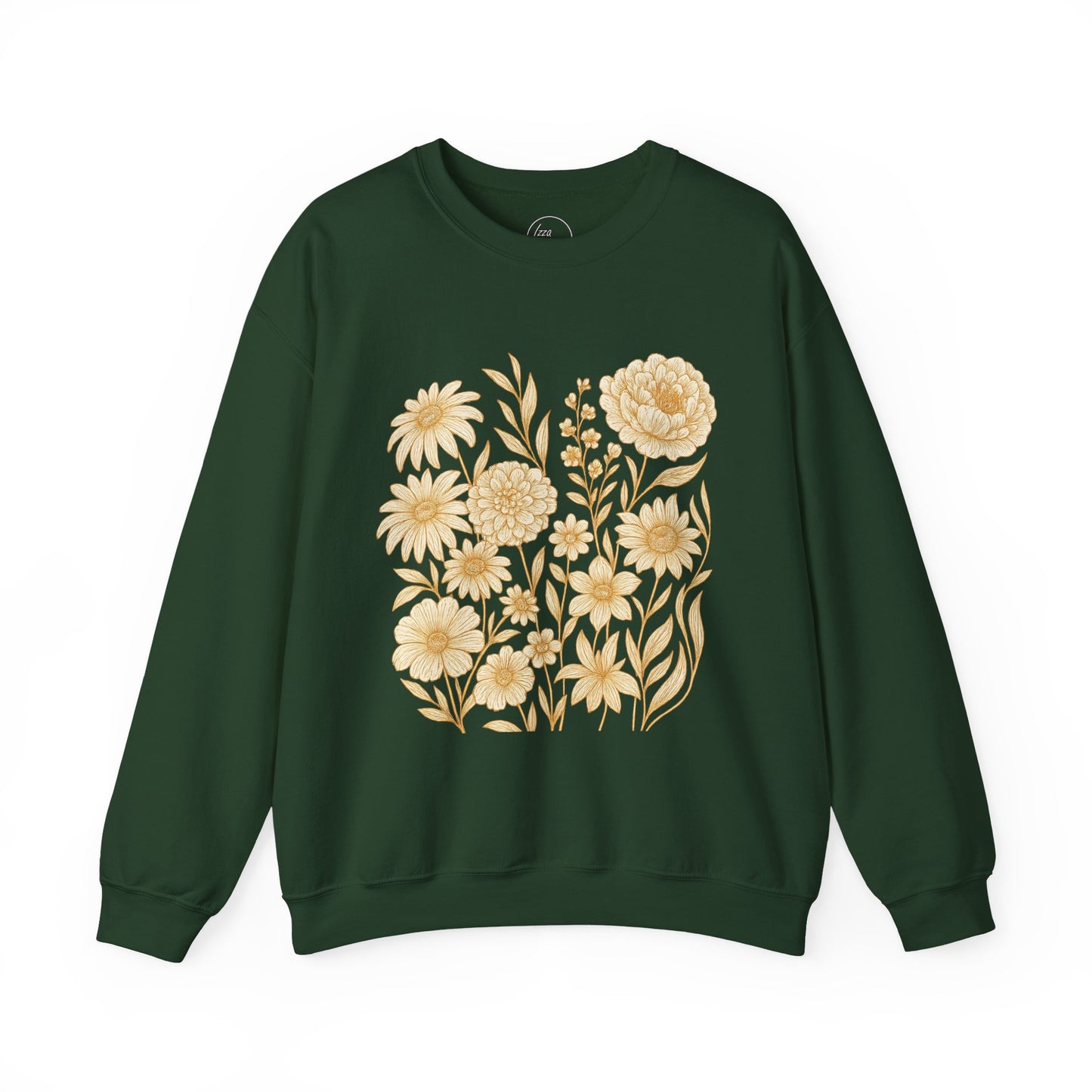 Golden Floral Sweatshirt