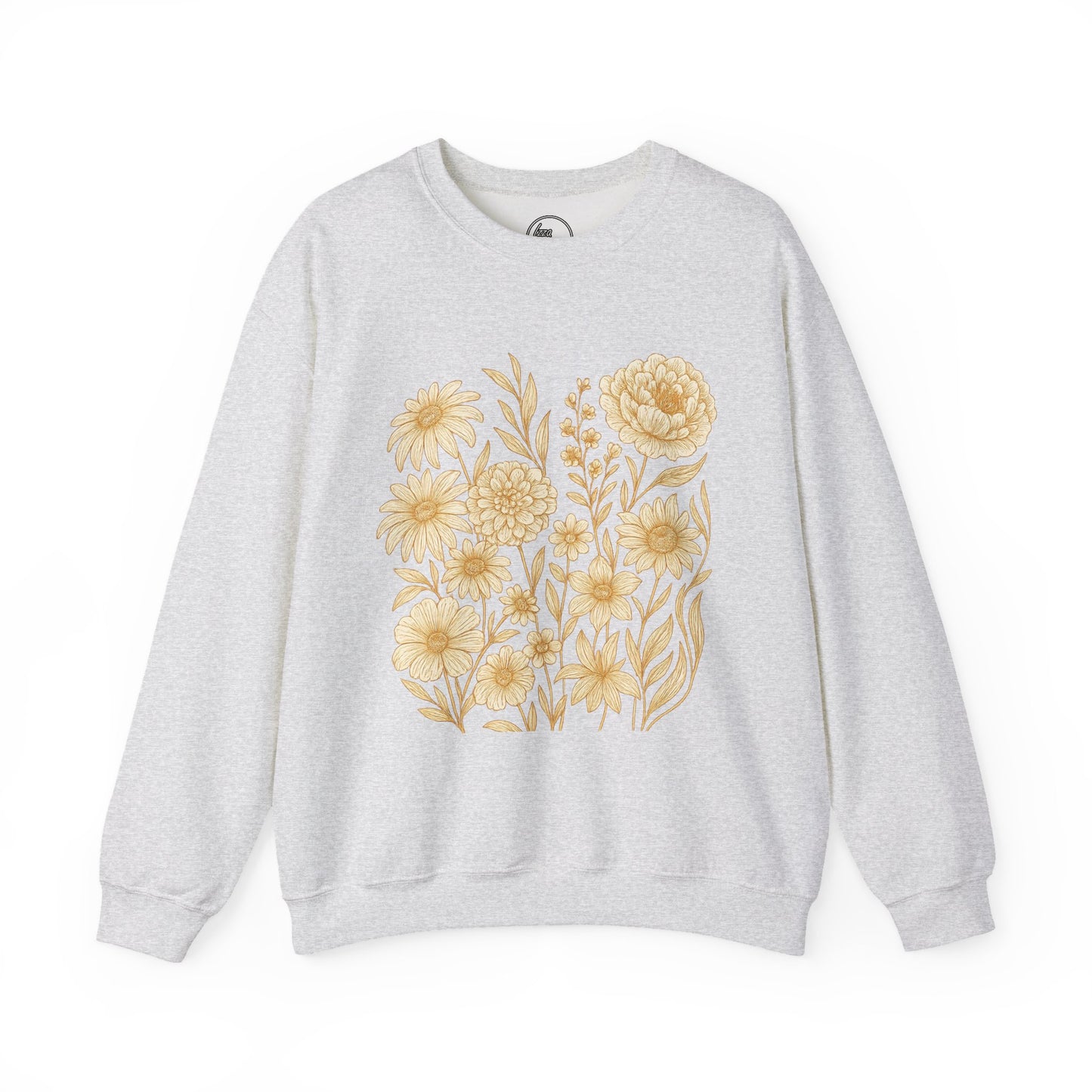 Golden Floral Sweatshirt