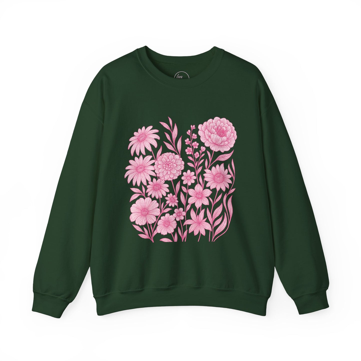 Pink Floral Sweatshirt
