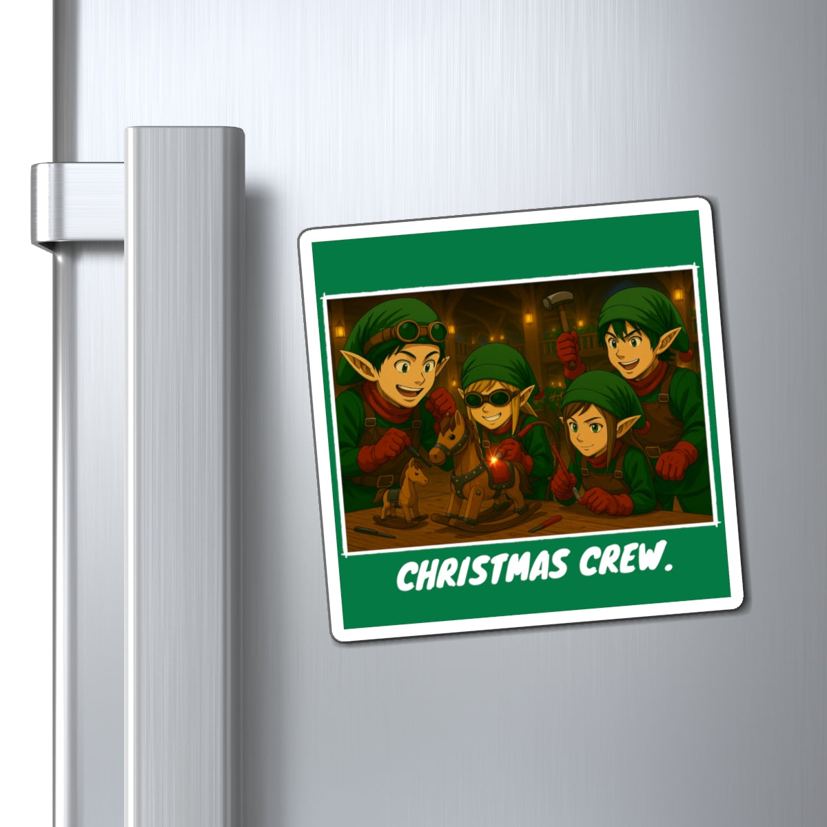 Elves Workshop Vinyl Magnet