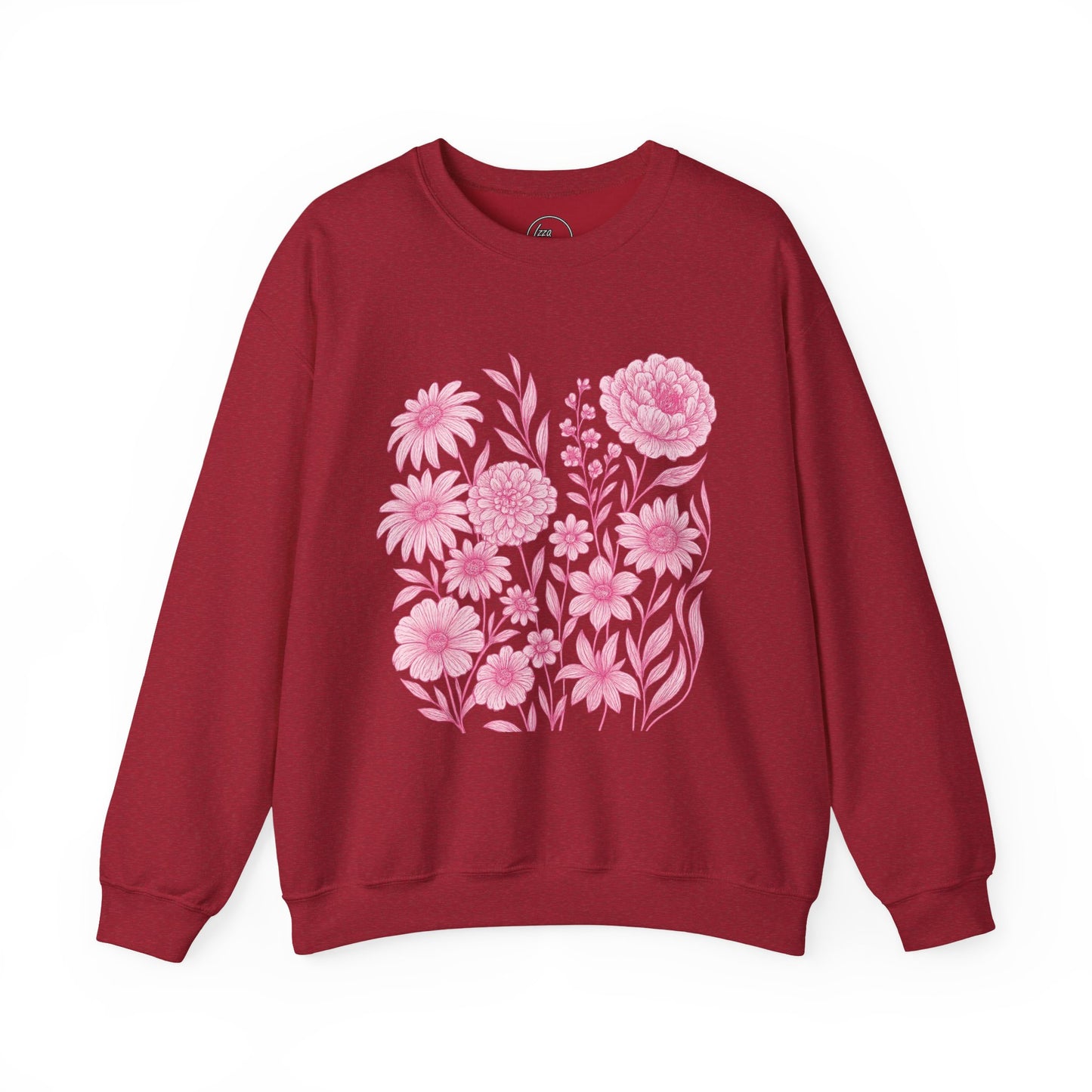 Pink Floral Sweatshirt