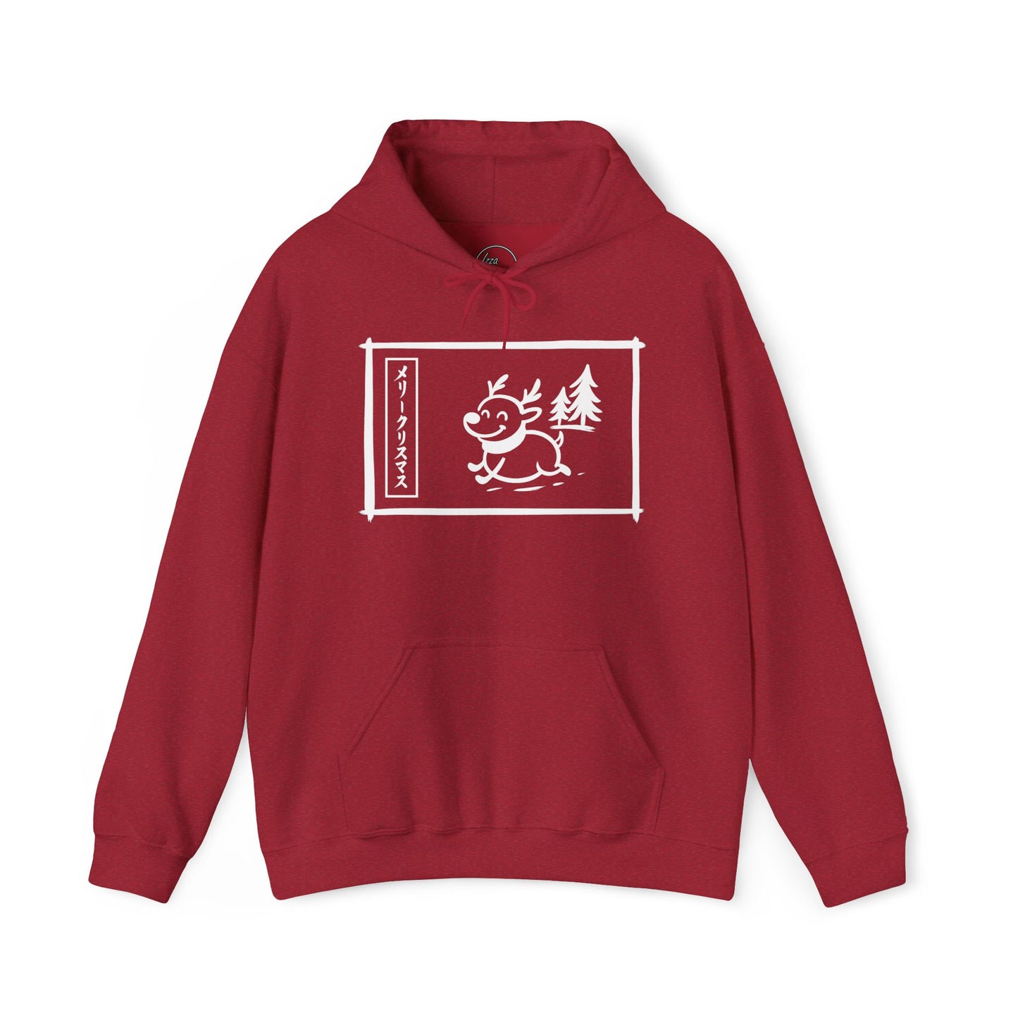 Katakana Christmas Reindeer Hoodie