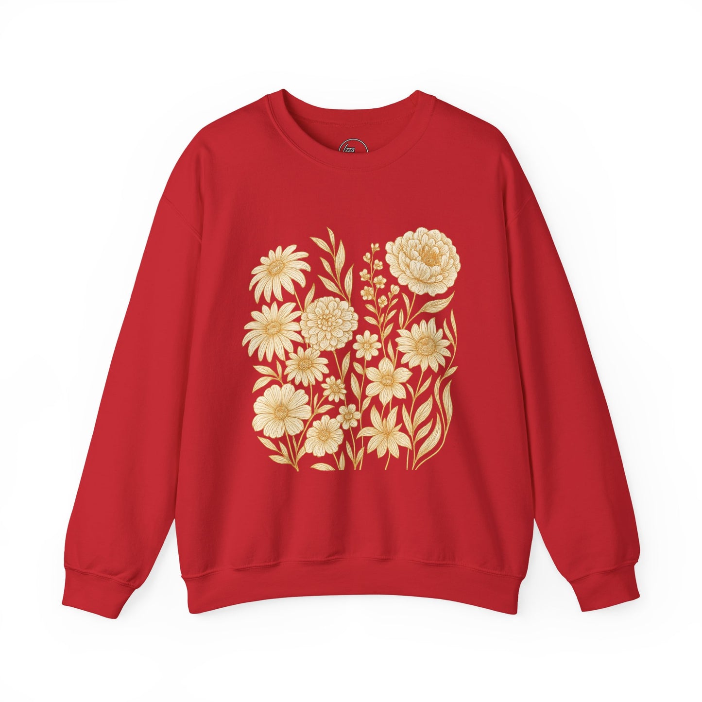 Golden Floral Sweatshirt