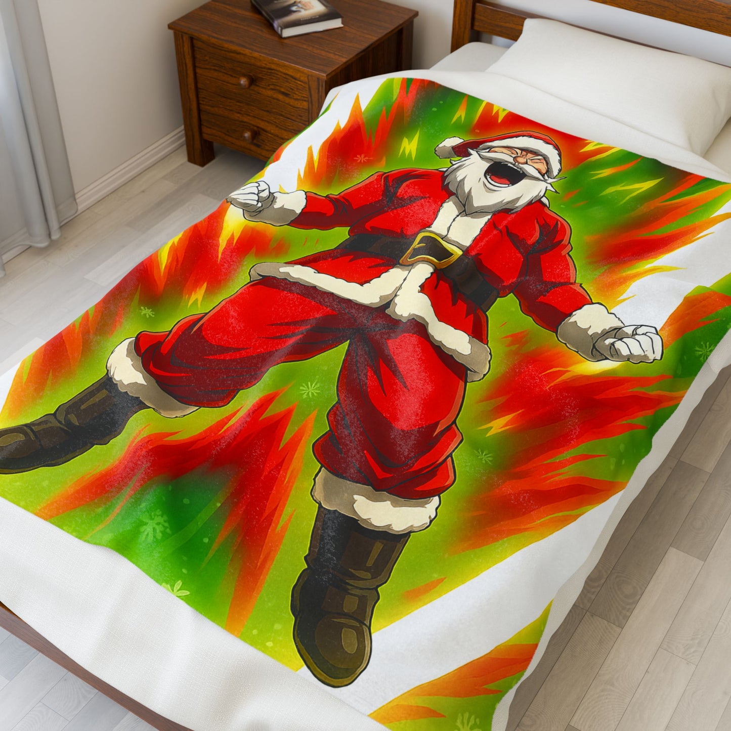 Santa Power-Up Plush Blanket
