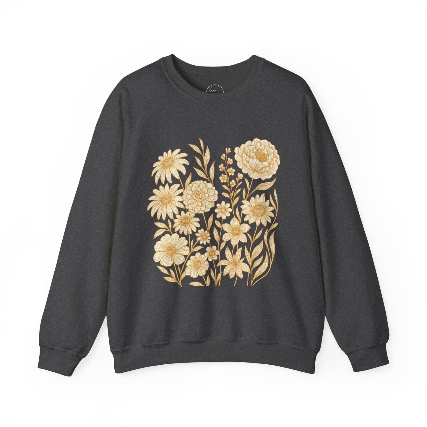 Golden Floral Sweatshirt