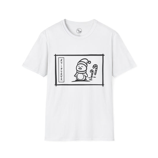 Katakana Christmas Penguin T-Shirt