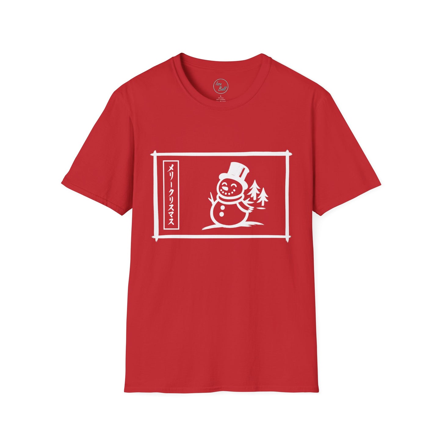 Katakana Christmas Snowman T-Shirt