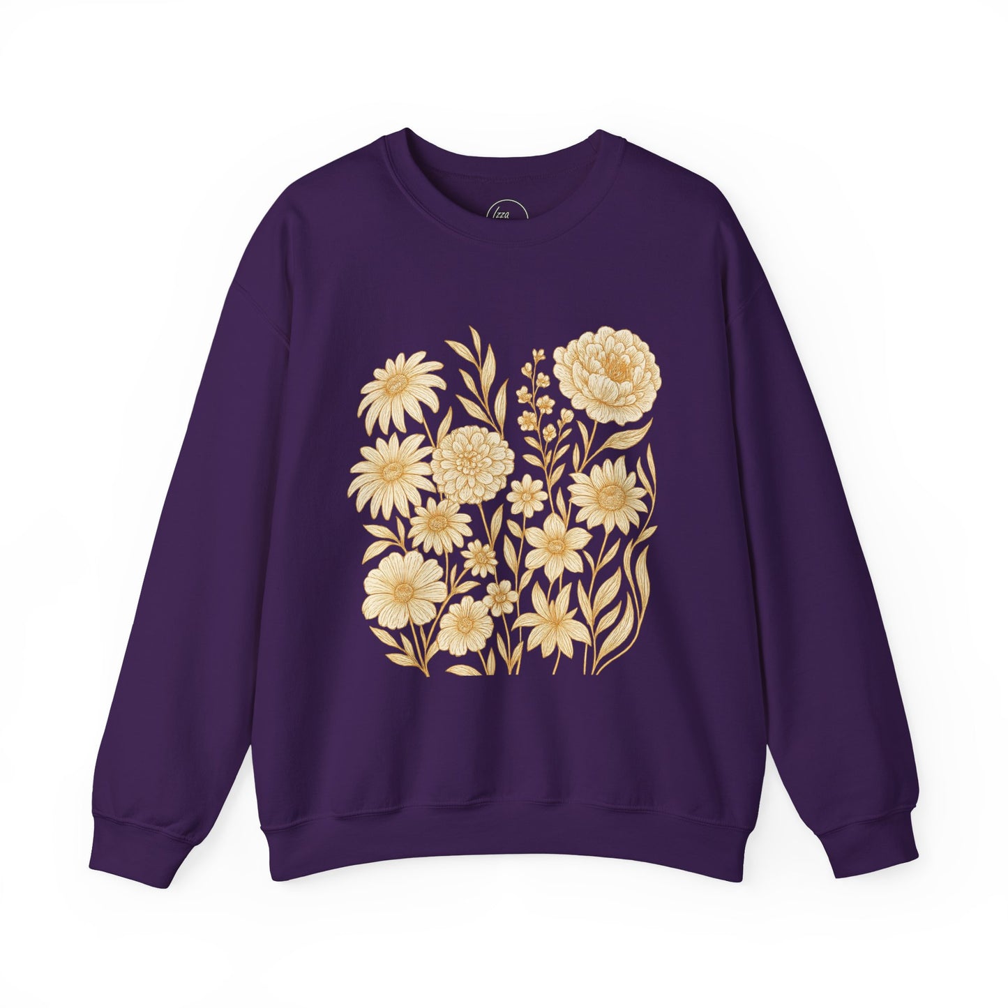 Golden Floral Sweatshirt