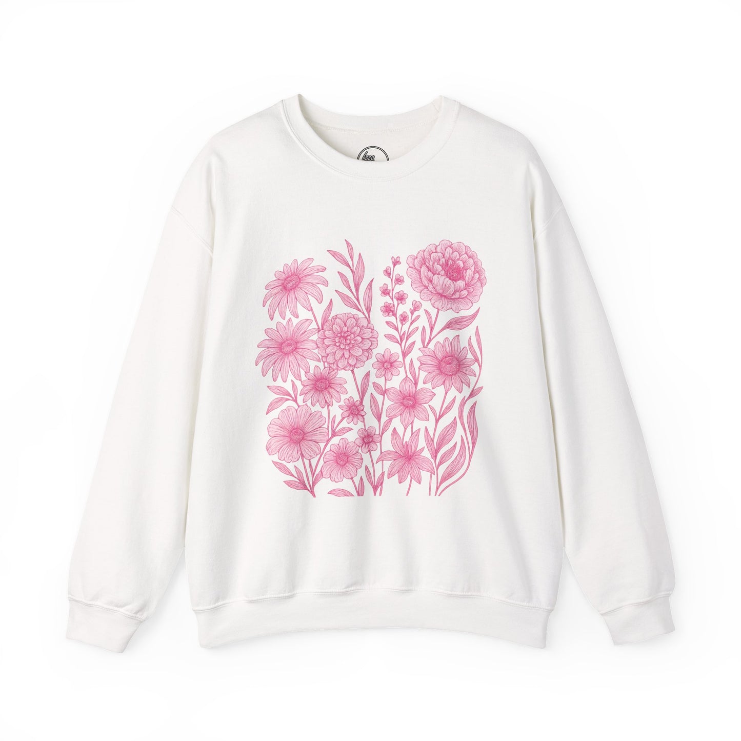 Pink Floral Sweatshirt