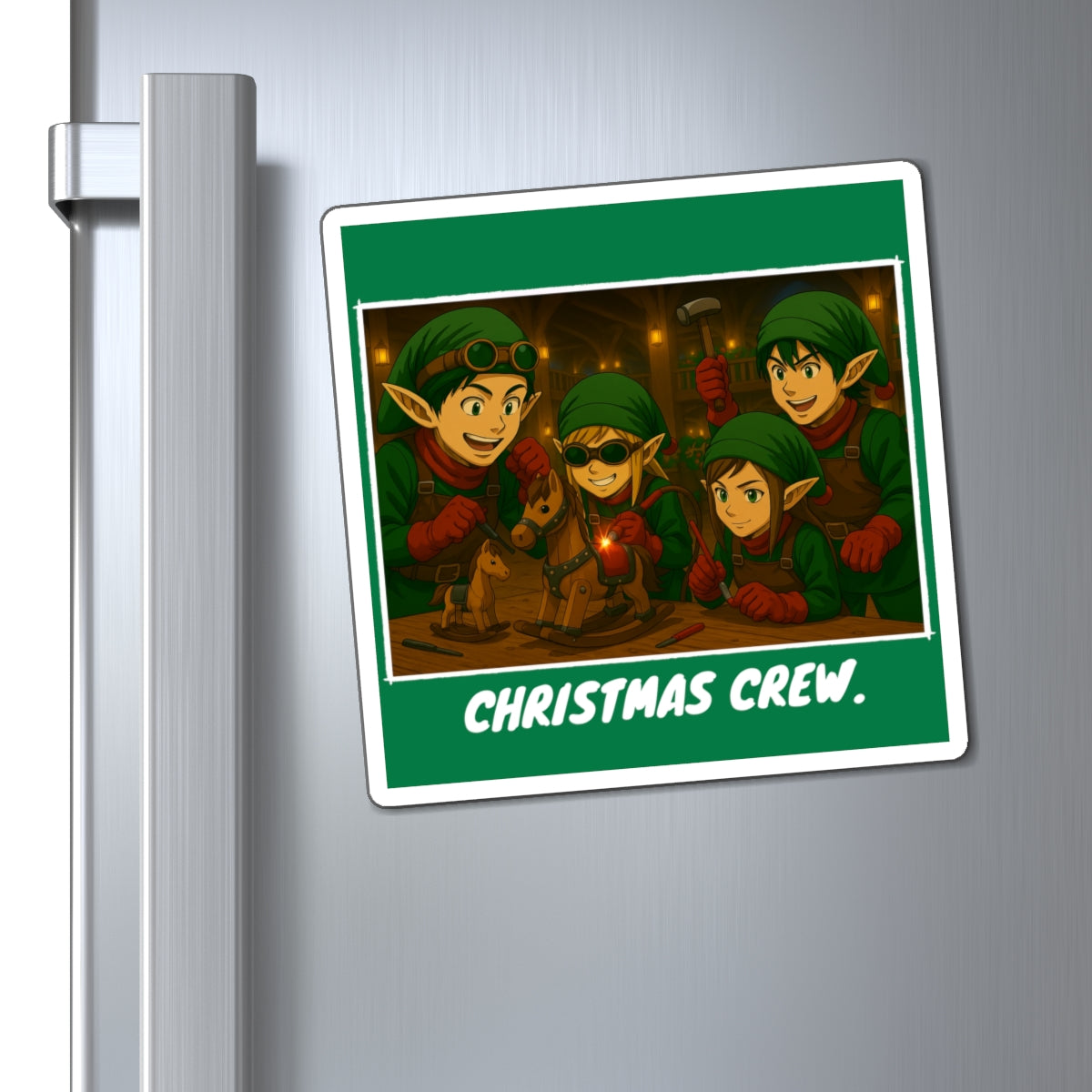 Elves Workshop Vinyl Magnet