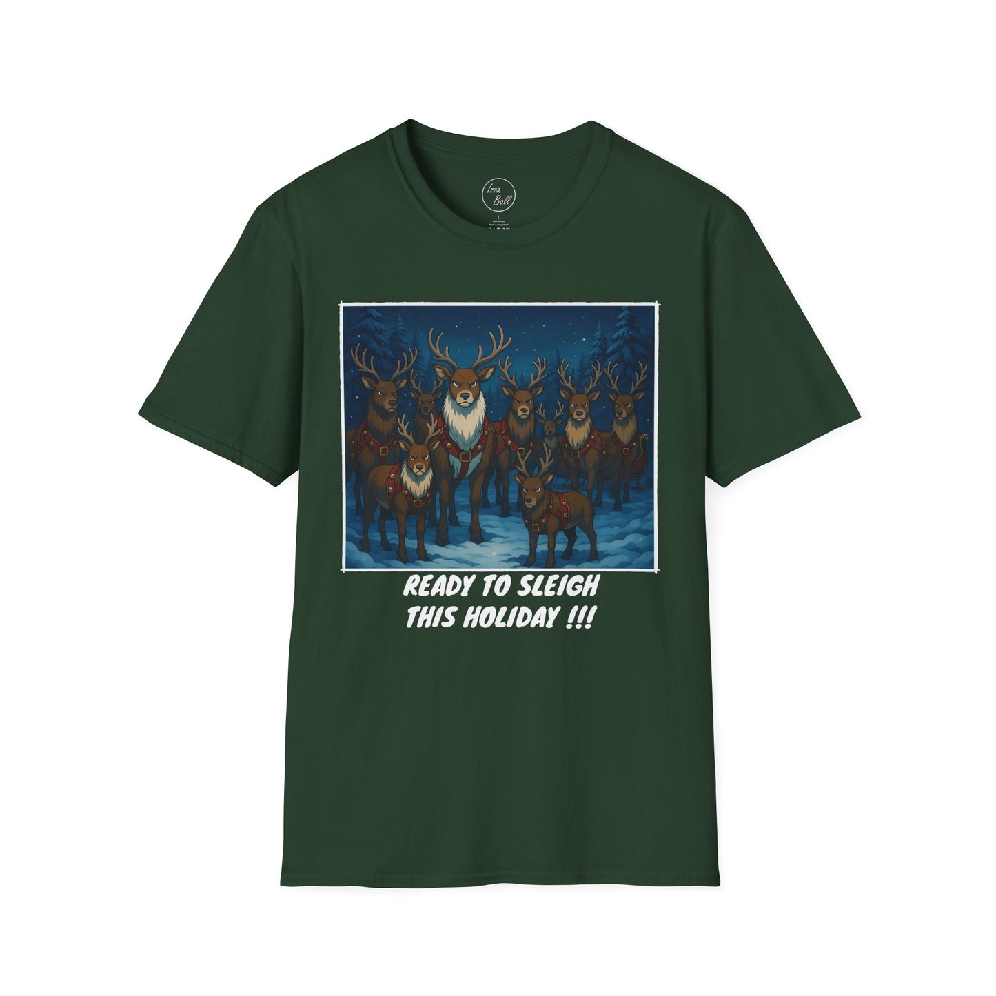 Reindeer Sleigh Team T-Shirt