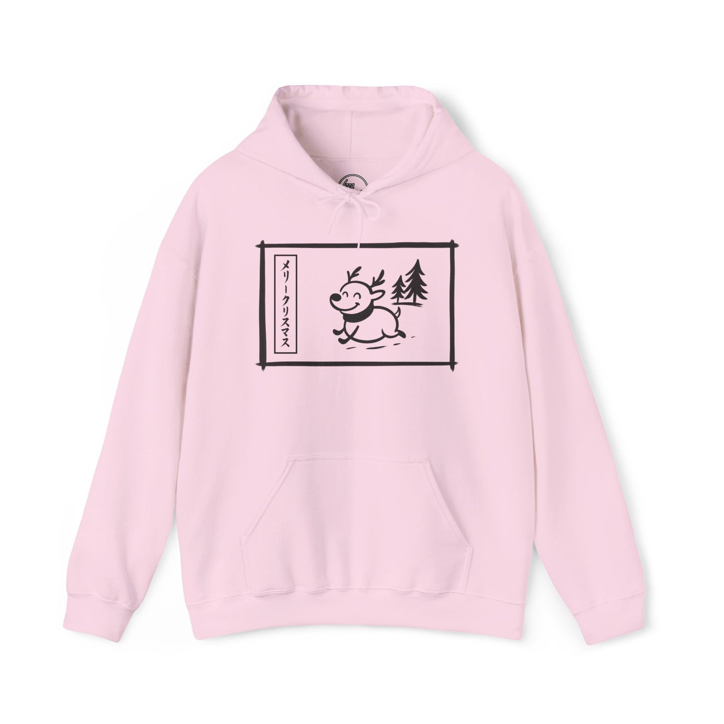 Katakana Christmas Reindeer Hoodie