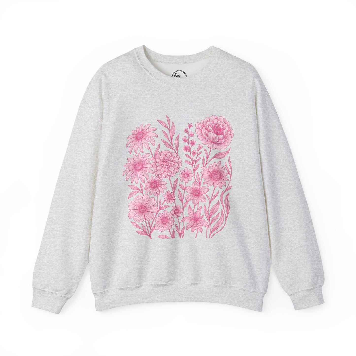 Pink Floral Sweatshirt
