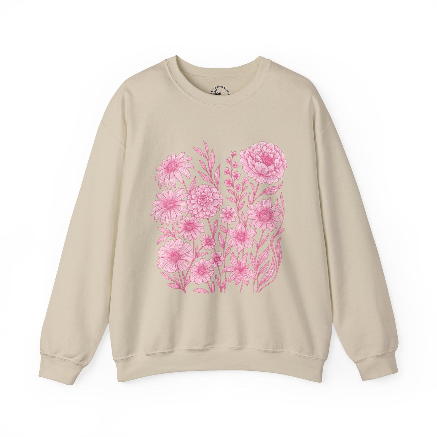Pink Floral Sweatshirt