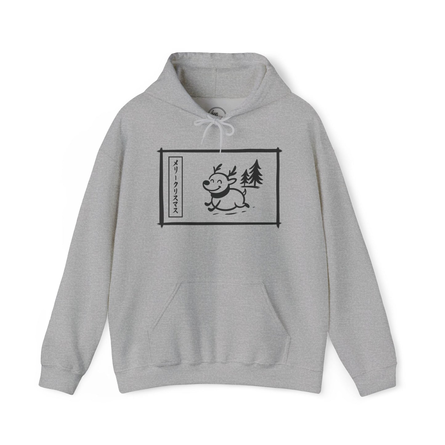 Katakana Christmas Reindeer Hoodie