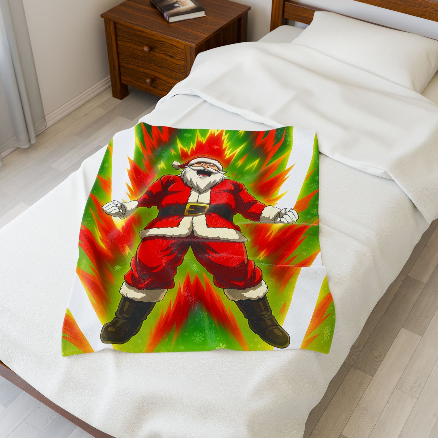 Santa Power-Up Plush Blanket