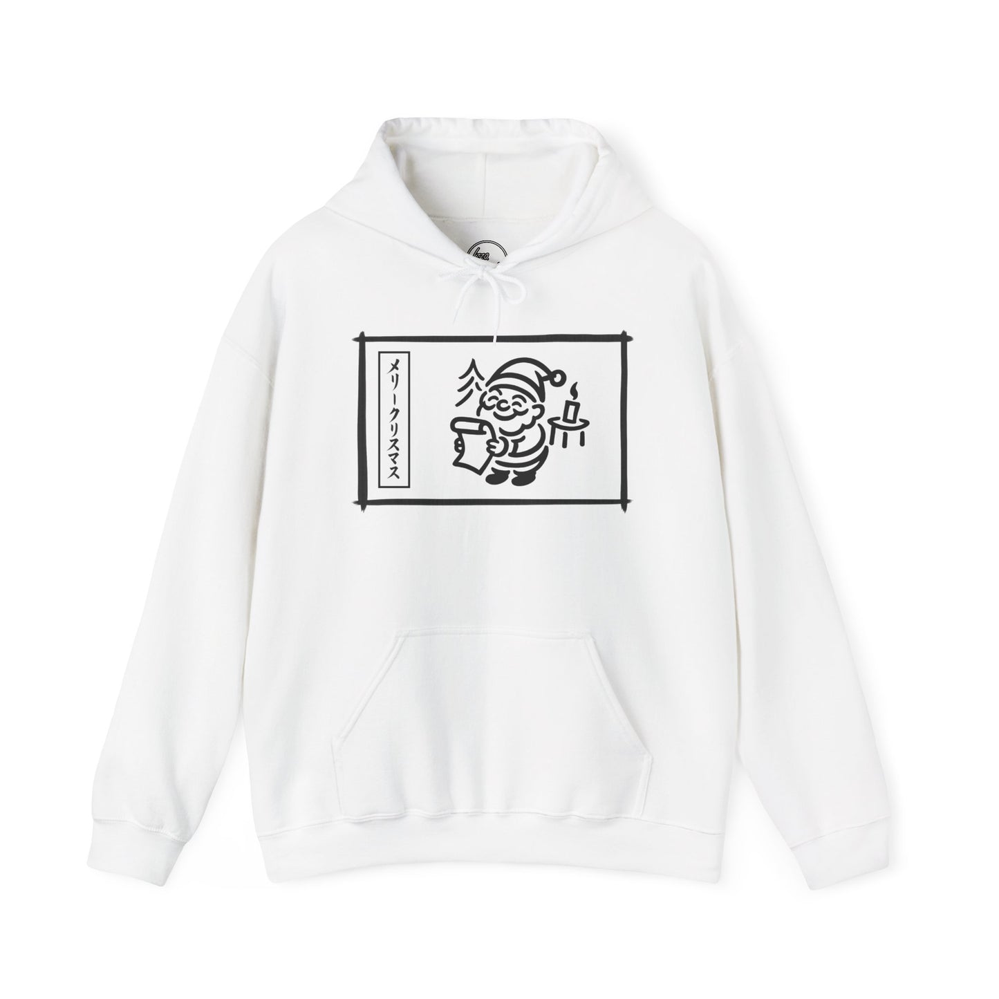 Katakana Christmas Santa Hoodie