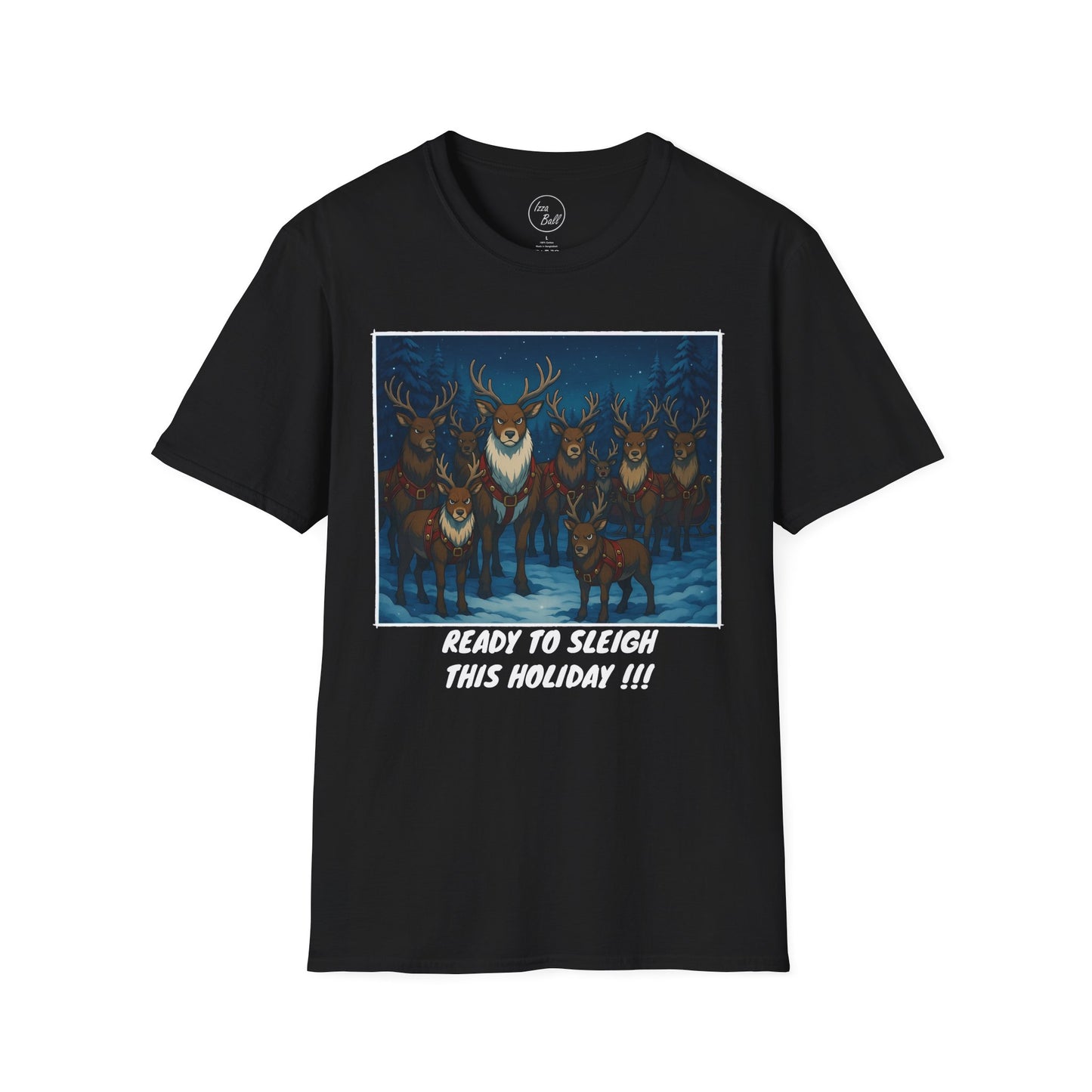 Reindeer Sleigh Team T-Shirt