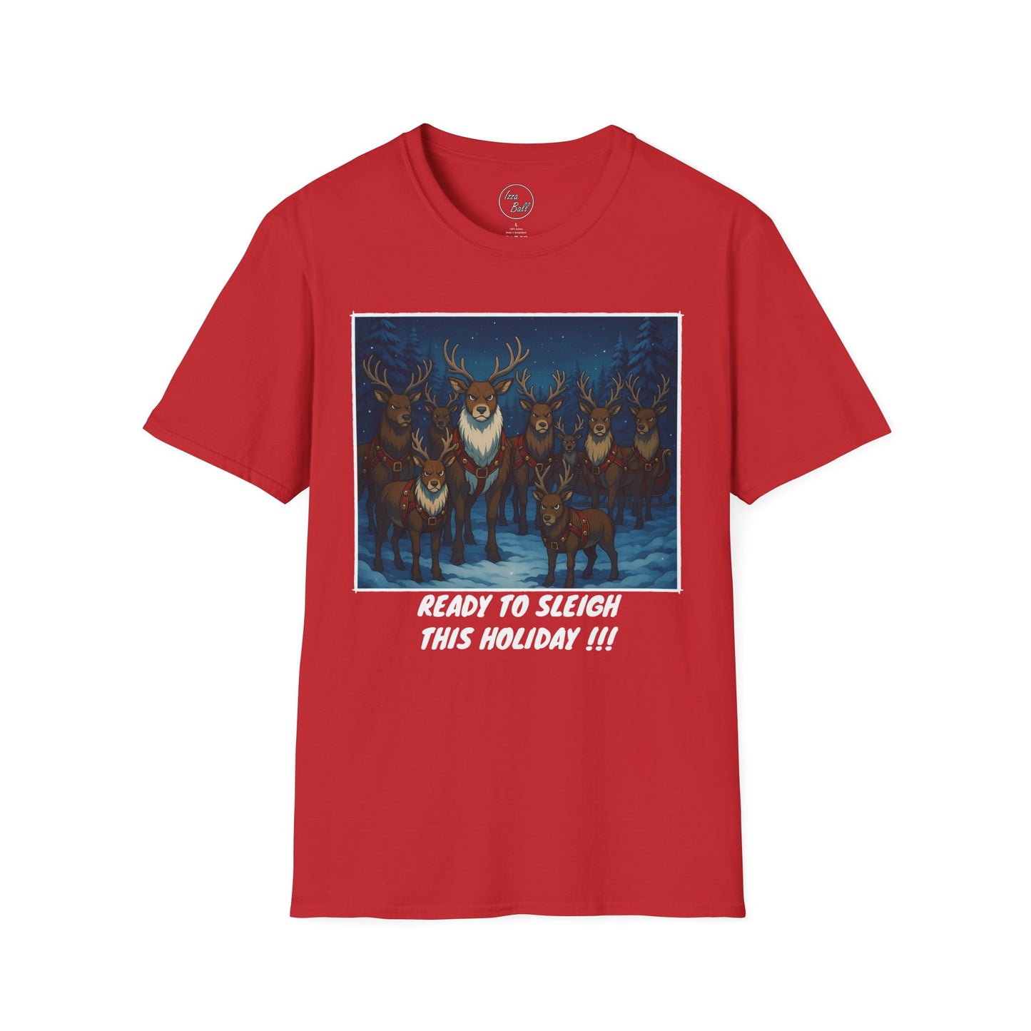 Reindeer Sleigh Team T-Shirt