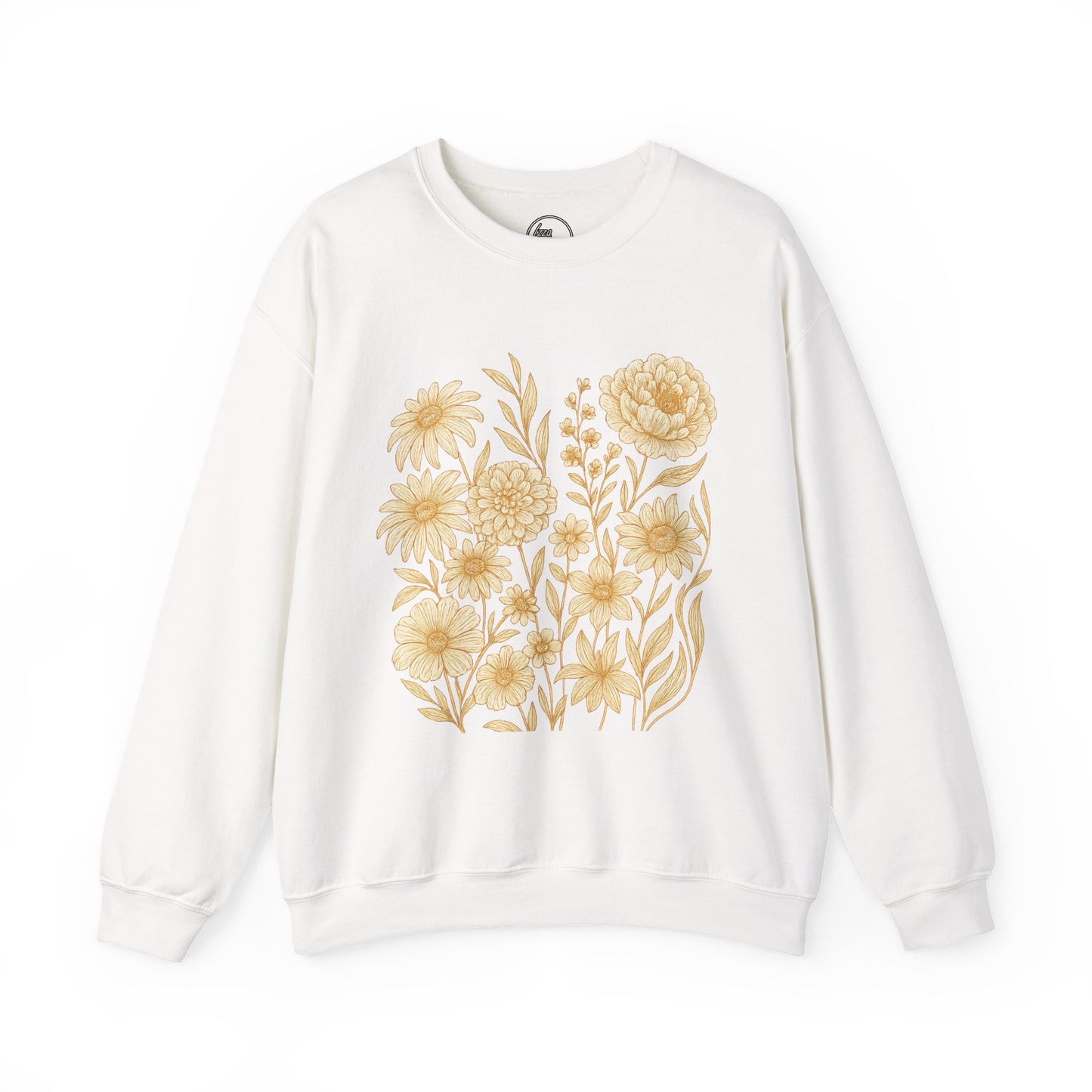 Golden Floral Sweatshirt