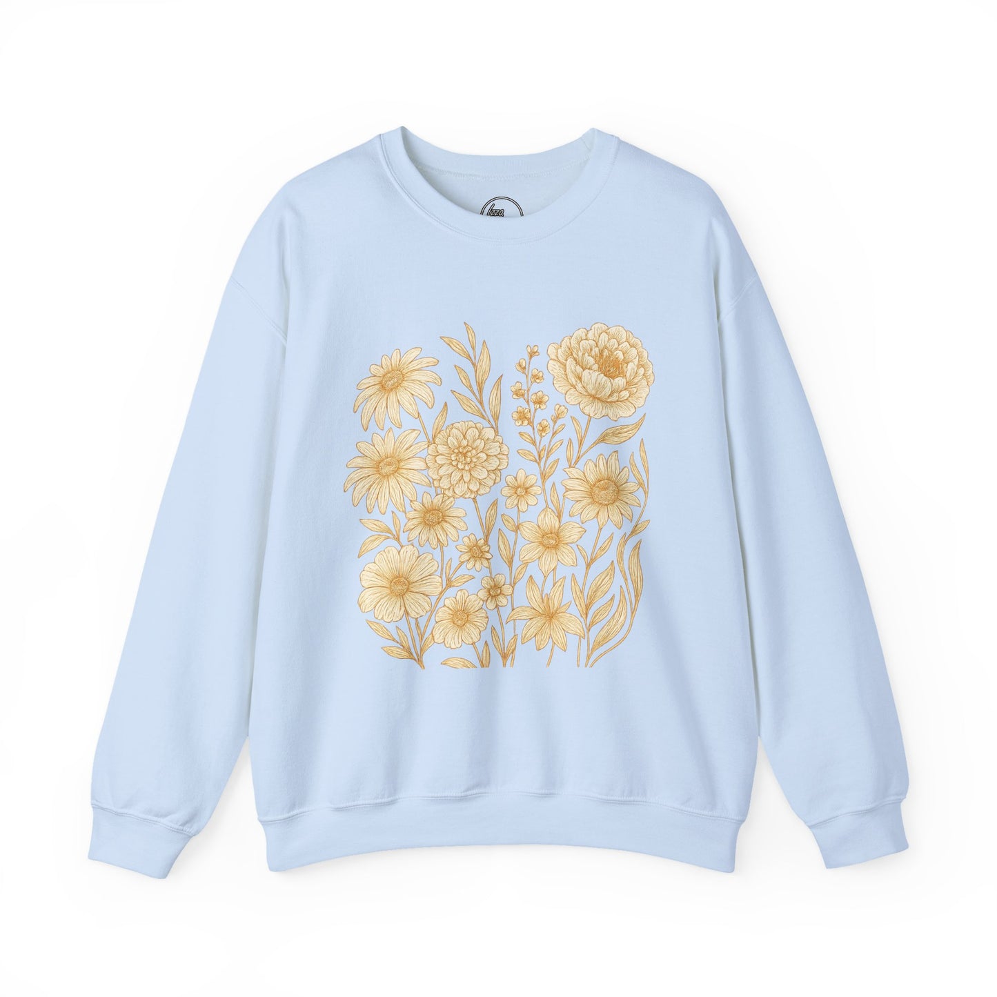 Golden Floral Sweatshirt